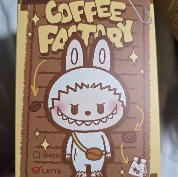 Dimoo- Pop Mart Coffee Factory Series Plush Pendant - Picture 3 of 4